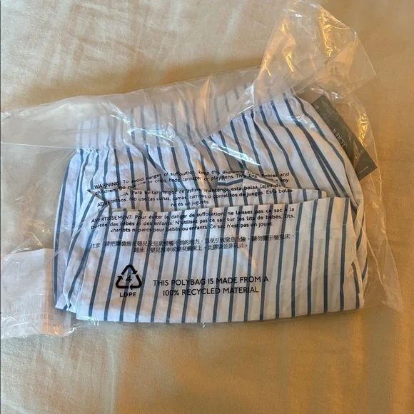 J Crew Cotton poplin boxer short in stripe Medium - Picture 4 of 4